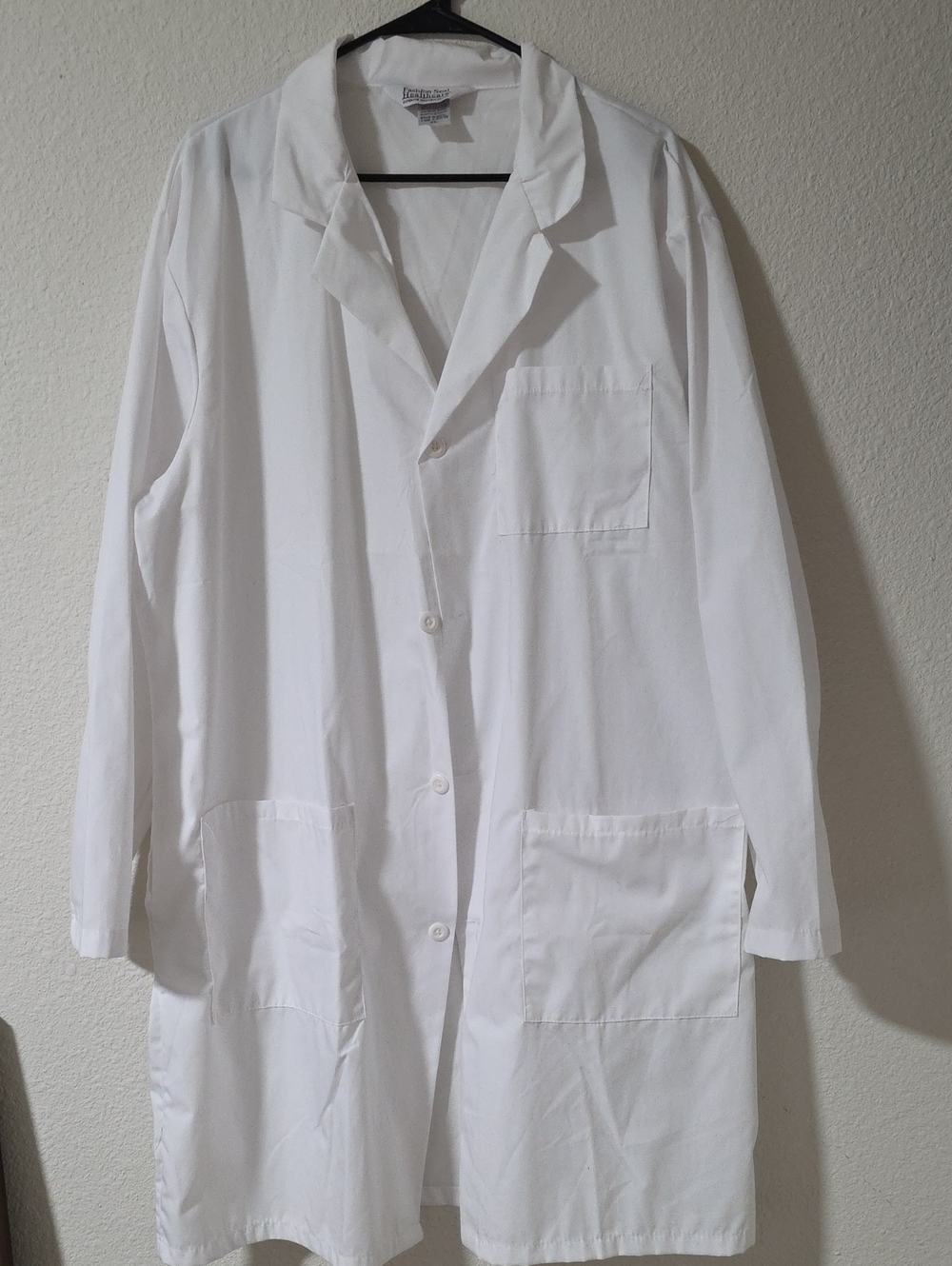 Women's White Lab-Style Trench Coat Jacket